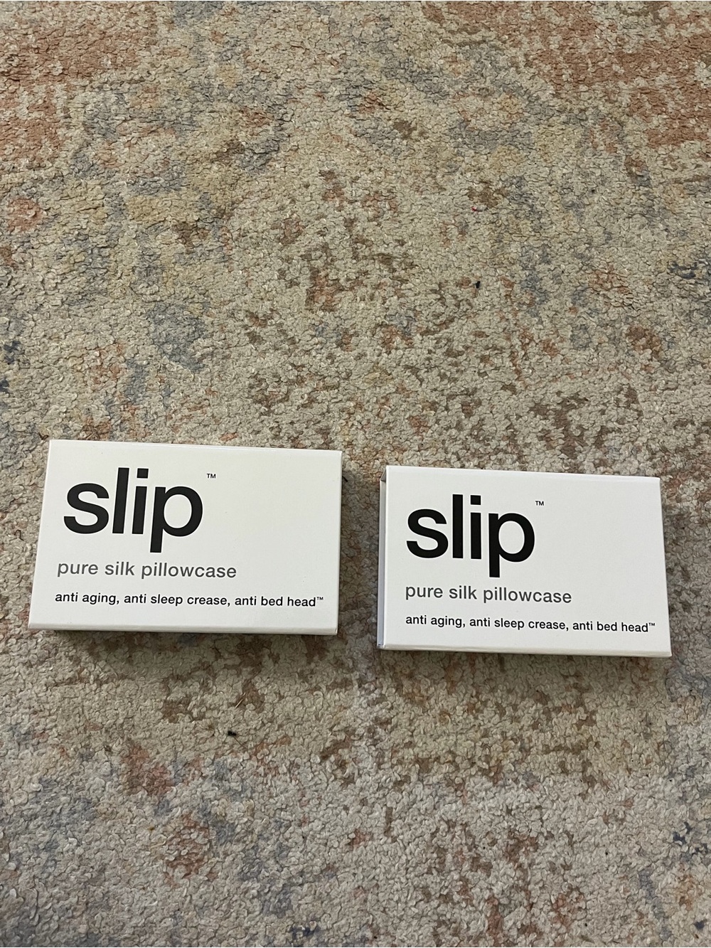 New Slip Pure Silk Pillowcase - White (Quantity 2)